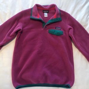 Pink Patagonia fleece!